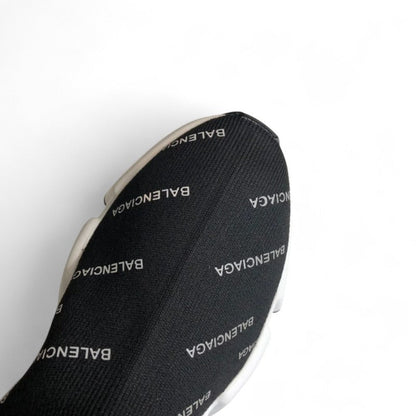Balenciaga Speed Sneaker All Over Logo Black