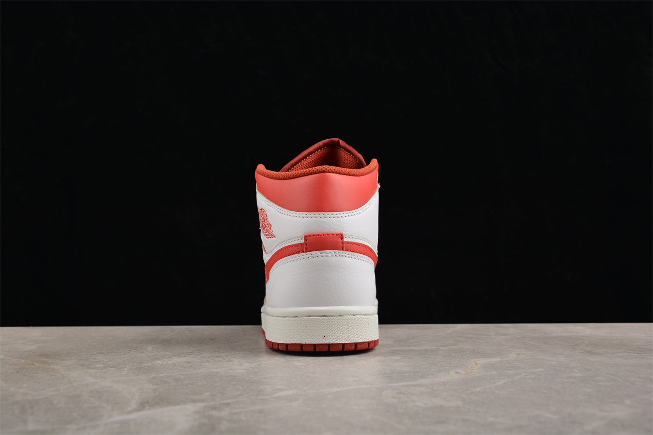 Nike Air Jordan 1 Mid "White Red Lobster"