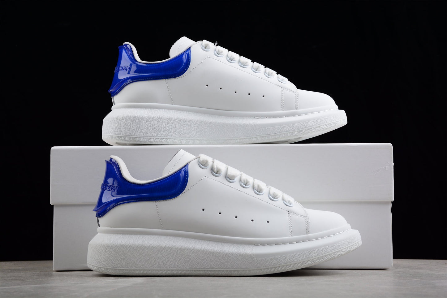 Alexander McQueen Oversized Sneaker 'White Electric Blue'