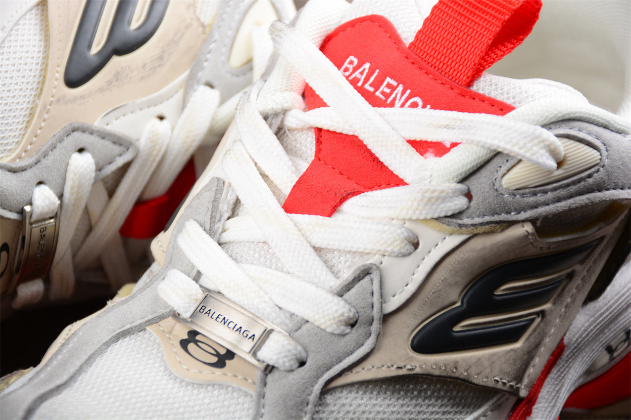 Balenciaga Cargo Beige Red Sneakers
