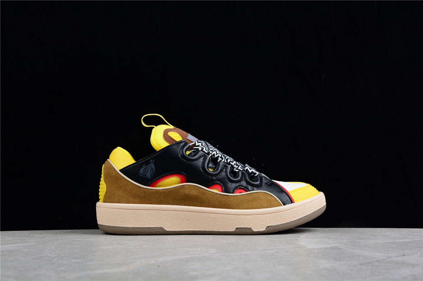 Lanvin Curb Sneaker 'Black Yellow'