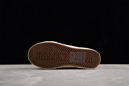 Balenciaga Paris Low Top Canvas Red Sneakers
