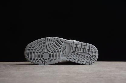 Air Jordan 1 Mid Stealth Grey Sneakers