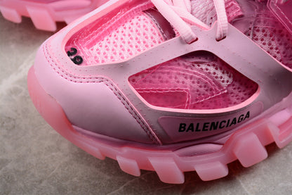 Balenciaga Track Clear Sole Pink Women’s Sneakers