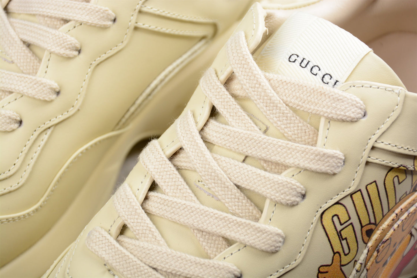 Gucci Rhyton Beige Cat Sneakers