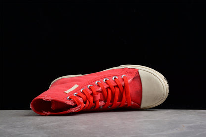 Balenciaga Paris Hi-Top Red White Sneakers