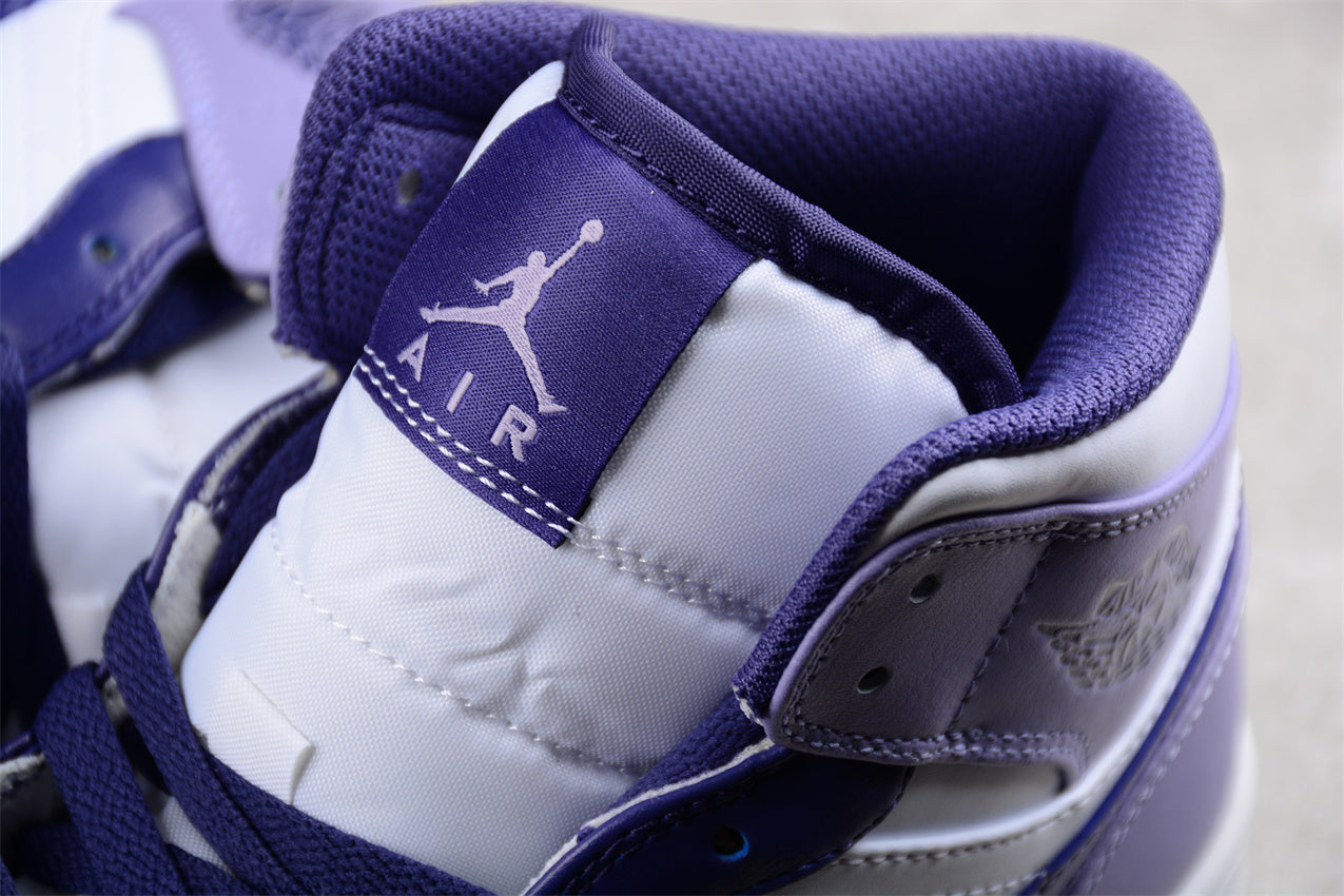 Nike  Air Jordan 1 Mid "Sky J Blueberry / Light Purple"