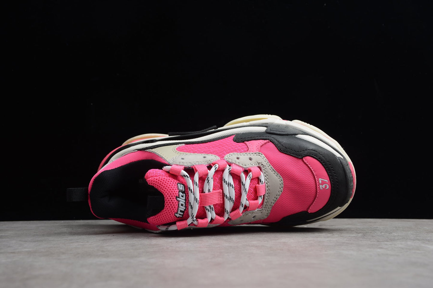 Women's Neon Pink Chunky Platform Sneakers