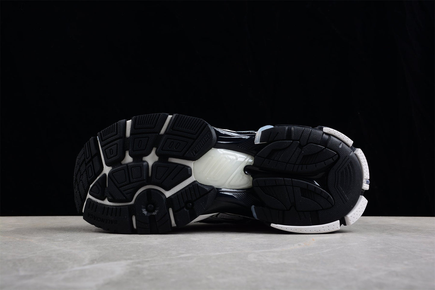 Balenciaga Runner Hightop Black White Sneakers