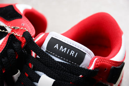AMIRI Skel Top Low White Red Sneakers