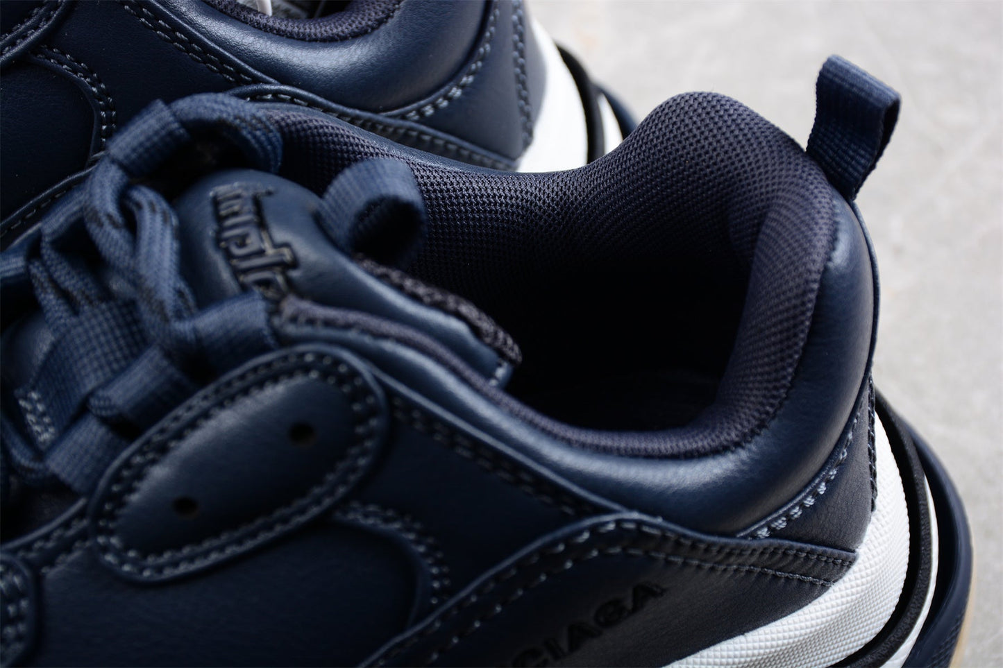 Balenciaga Triple S Blue White Sneakers