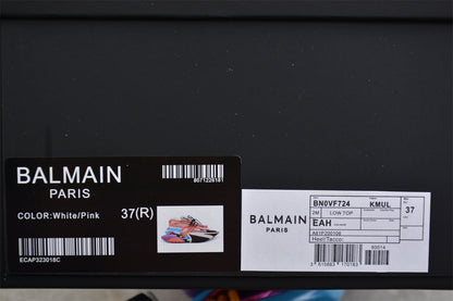 Balmain Unicorn White Pink Trainers