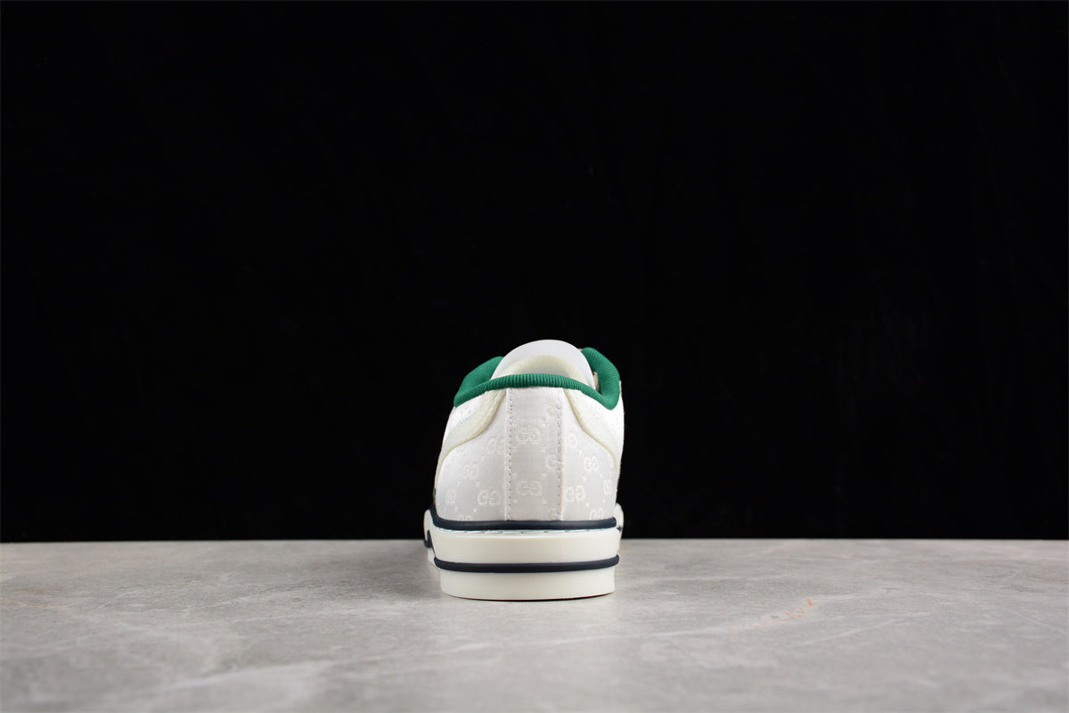 Gucci Tennis 1977 GG Print White Sneakers