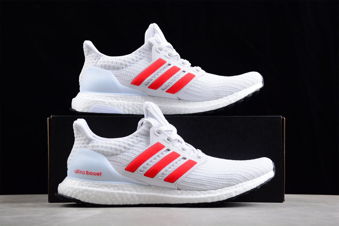 adidas Ultra Boost 4.0 "Cloud White Active Red"
