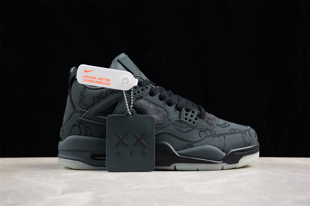 KAWS x Air Jordan 4 Retro "Black"