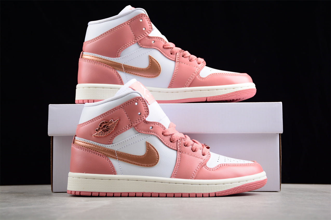 Nike Air Jordan 1 Mid SE "Red Stardust Sail"