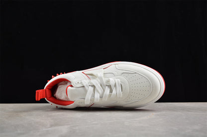 Christian Louboutin Astroloubi Leather White Red