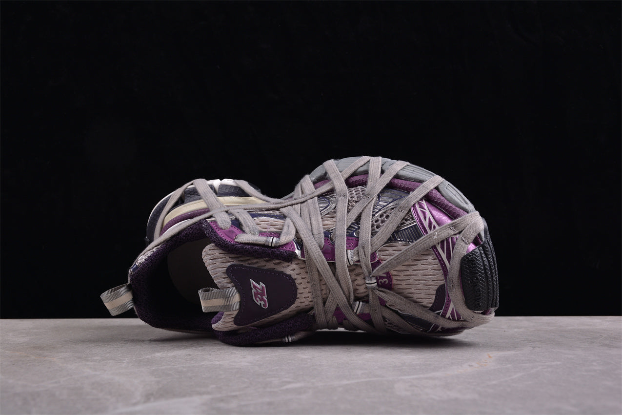 Balenciaga 3XL Extreme Lace-Up Purple Sneakers