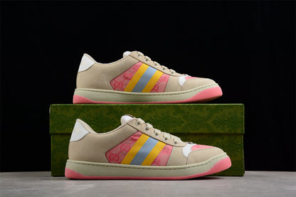 Gucci Screener GG Sneakers Pink Beige