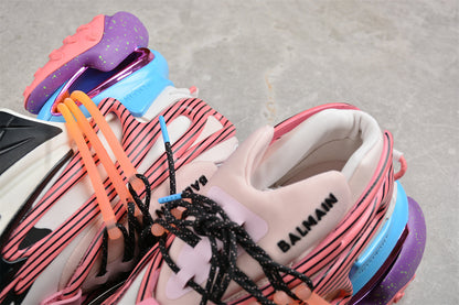 Balmain Unicorn White Pink Trainers
