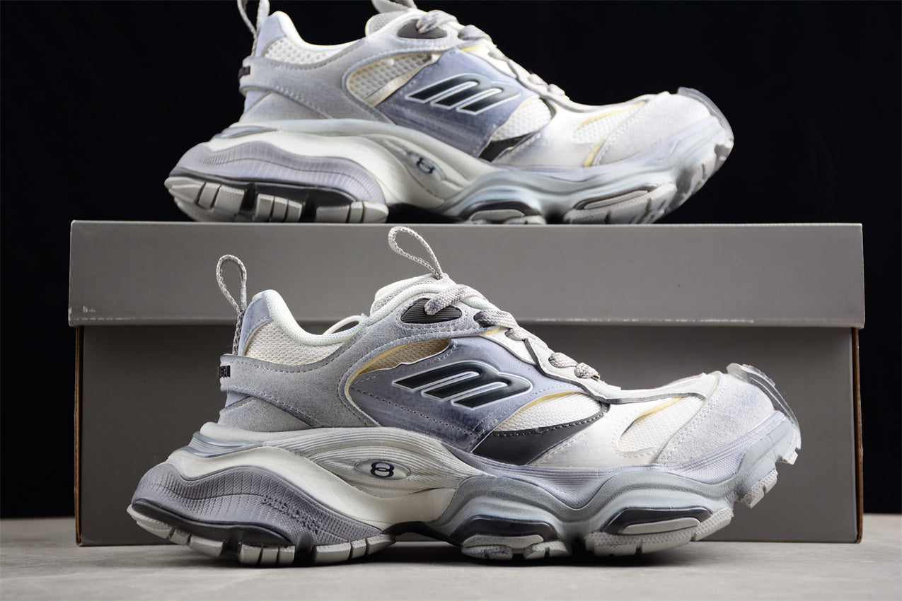 Balenciaga Cargo White Grey Sneakers