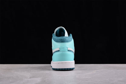 Nike Air Jordan 1 Mid SE Bleached Turquoise Sneakers