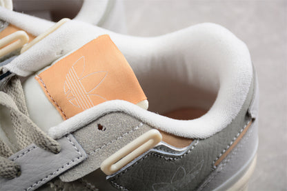 Adidas Originals Forum Exhibit Low Beige Grey Sneakers