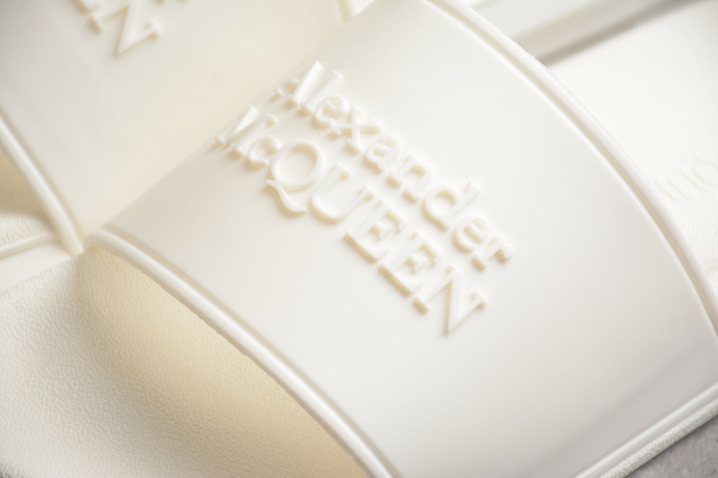 Alexander McQueen Pool Slide White
