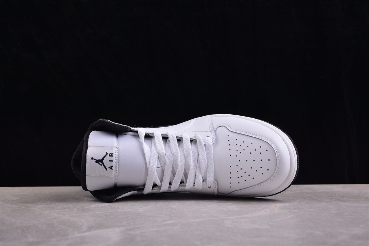 Nike Air Jordan 1 Mid "Reverse Panda" White Black