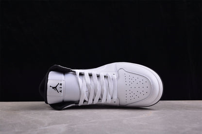 Nike Air Jordan 1 Mid Reverse Panda White Black Sneakers