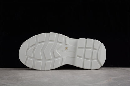 Alexander McQueen Tread Slick White Multi Canvas Sneakers