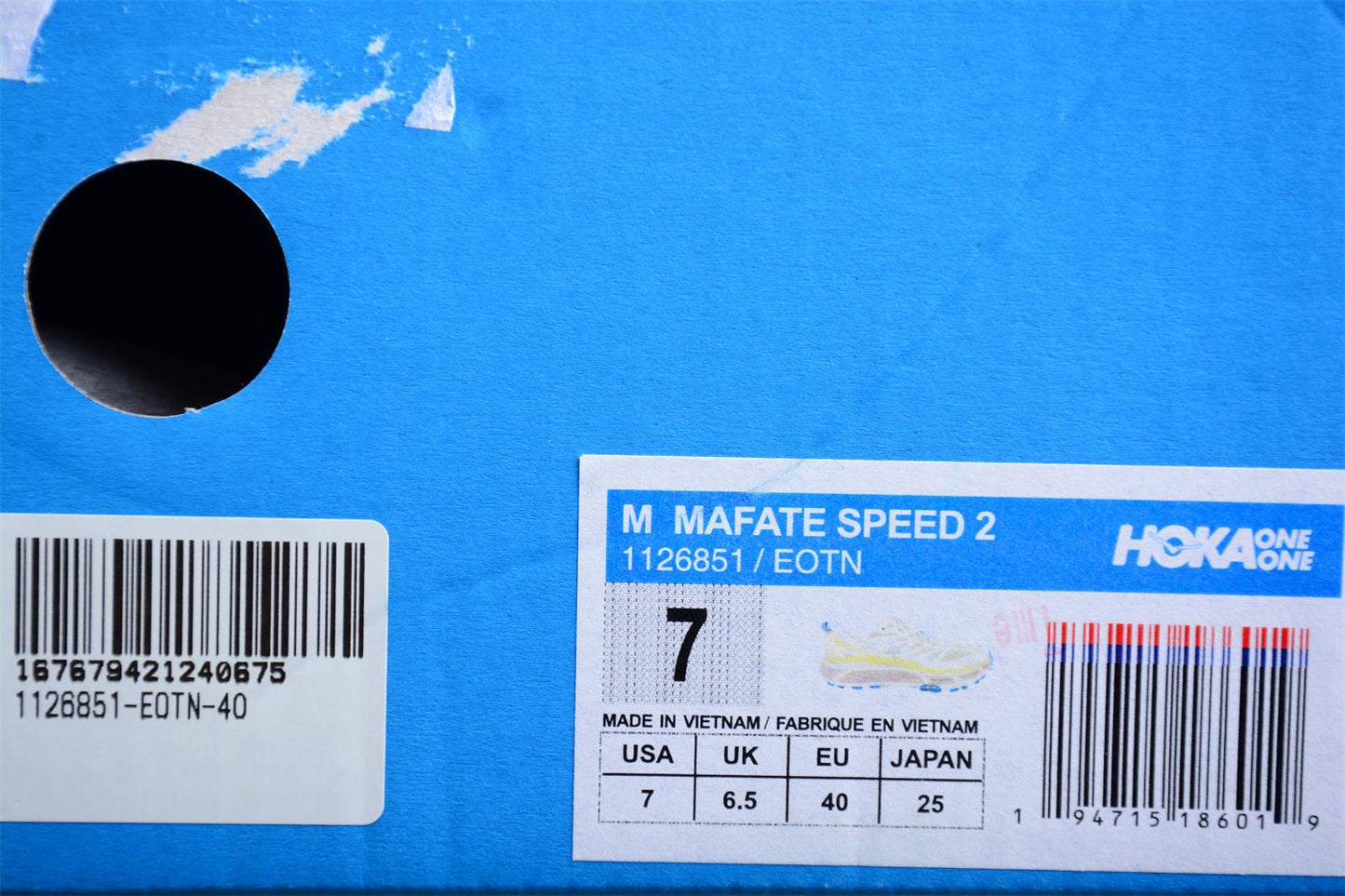 Hoka Mafate Speed 2 Origins Eggnog