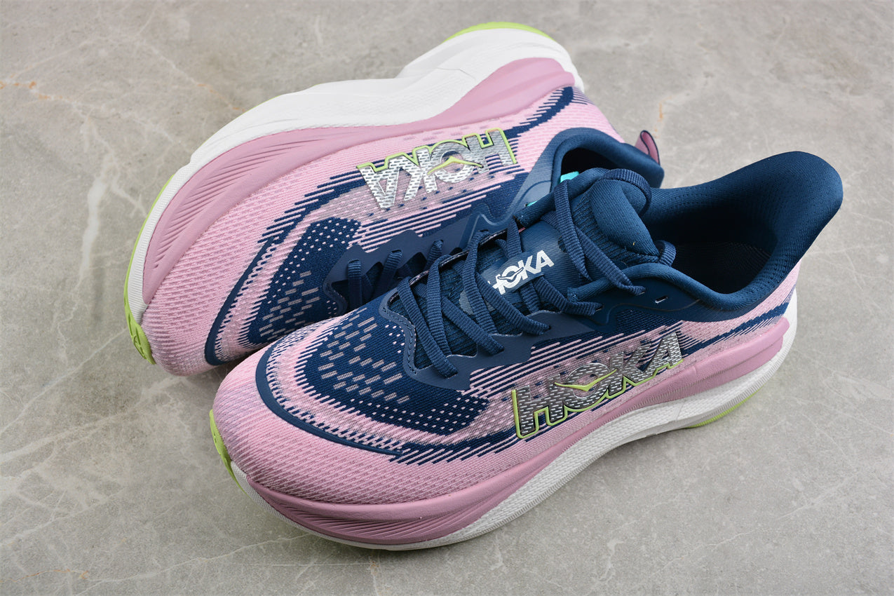 HOKA One One Rocket X 2 in Blue/Pink