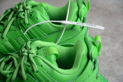 Men's Green Track Performance Sneakers