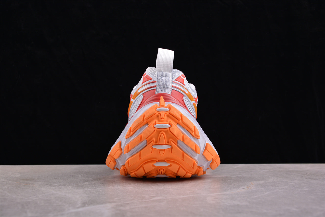 Balenciaga 10XL White Red Orange Mesh Sneakers
