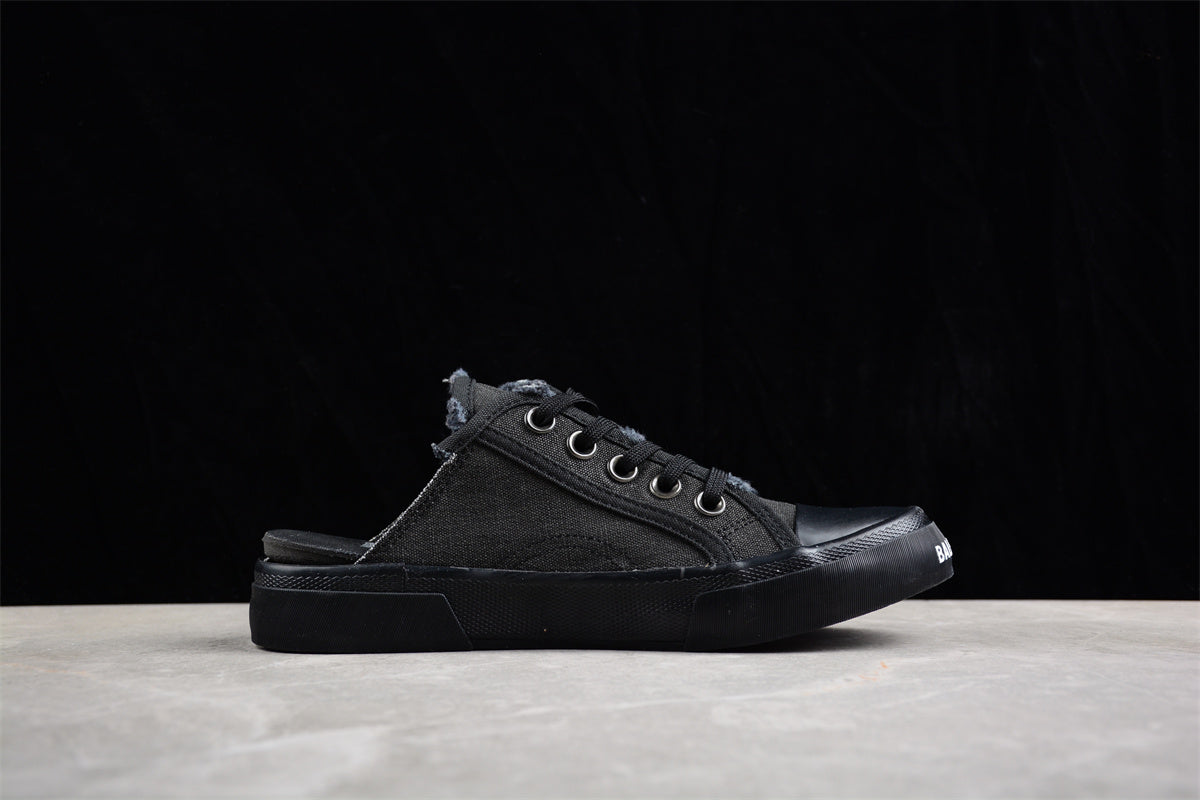 Balenciaga Canvas Low Mule Black