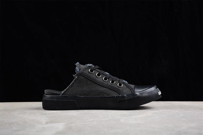 Balenciaga Canvas Low Mule Black