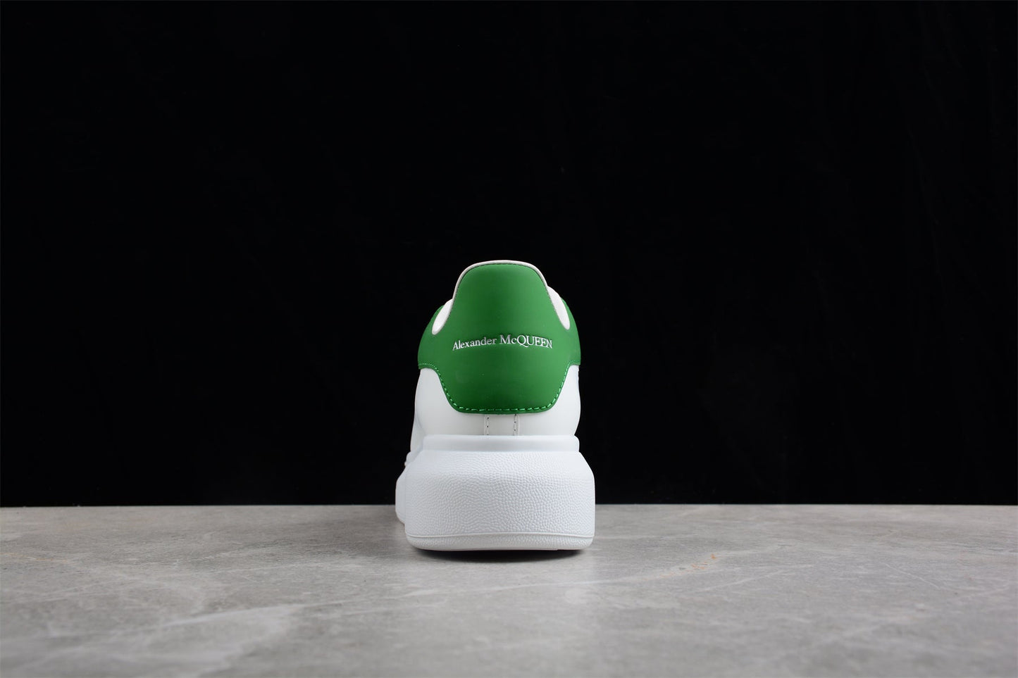 Alexander McQueen Oversized Sneaker in White/Green