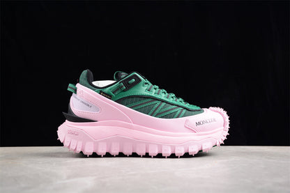 Moncler Trailgrip GTX Low Pink Olive Sneakers