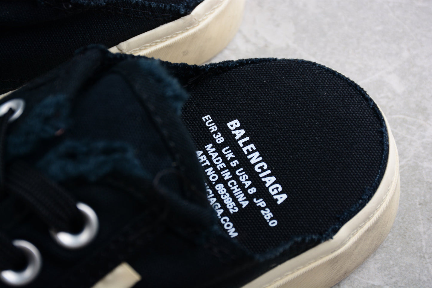 Balenciaga Paris Sneaker Mule Black