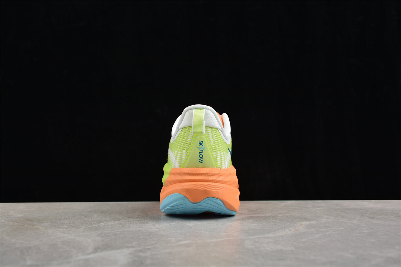 Hoka One One Rocket X 2 in Neon Green/Orange/Blue