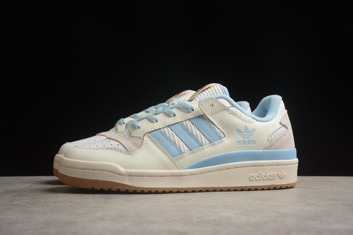 Adidas Forum Low Cream White Blue Bird Sneakers