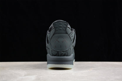 KAWS x Air Jordan 4 Retro Black Sneakers