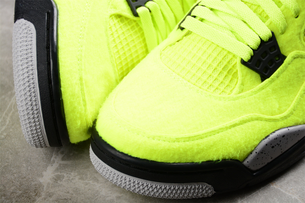 Air Jordan 4 "Neon Yellow Tennis Ball"