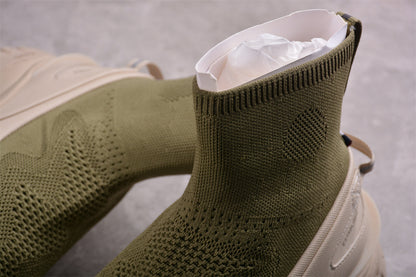 Moncler Trailgrip Sock Green Beige Sneakers