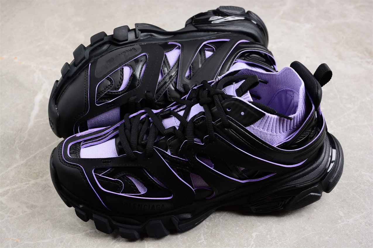 Balenciaga Track 3.0 Black Purple Sneakers