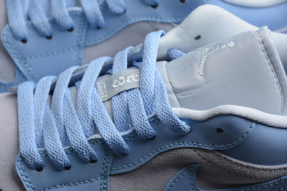 Nike Air Jordan 1 Low Football Grey Aluminum (Women's) Sneakers