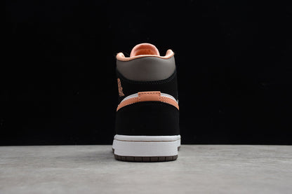 Nike Air Jordan 1 Mid Apricot Agate (Women's) Sneakers
