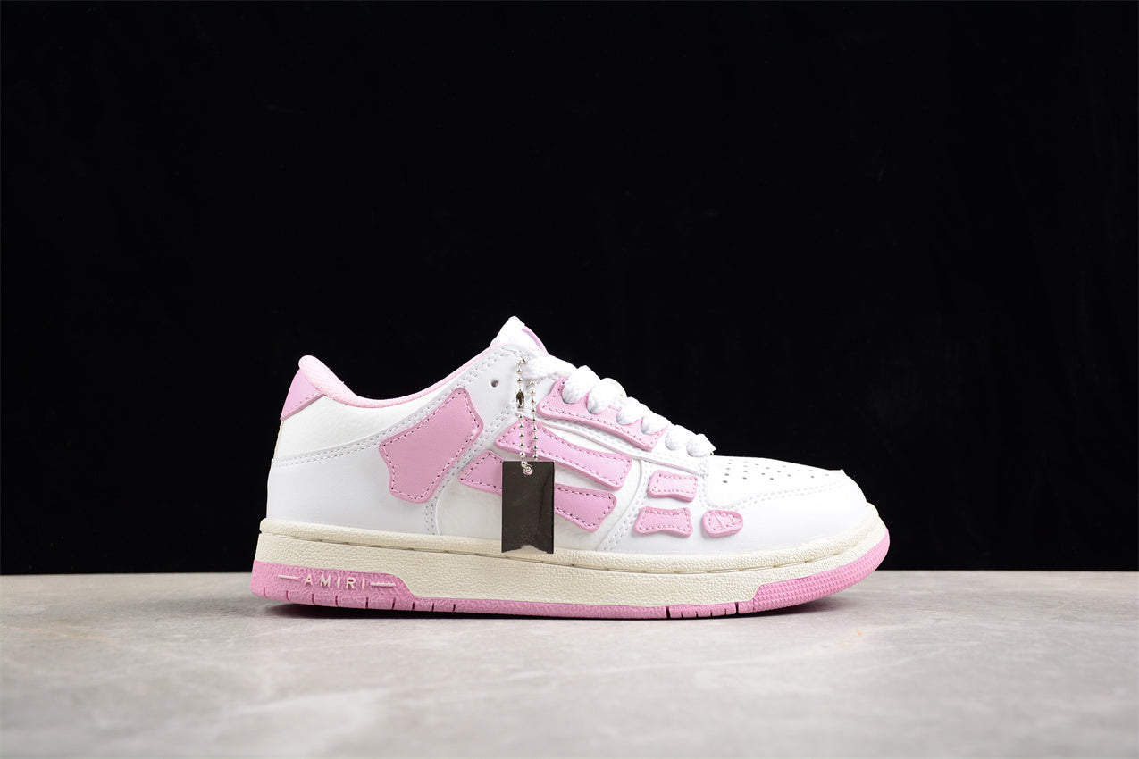 AMIRI Women's Skel Top Low 'White Pink'