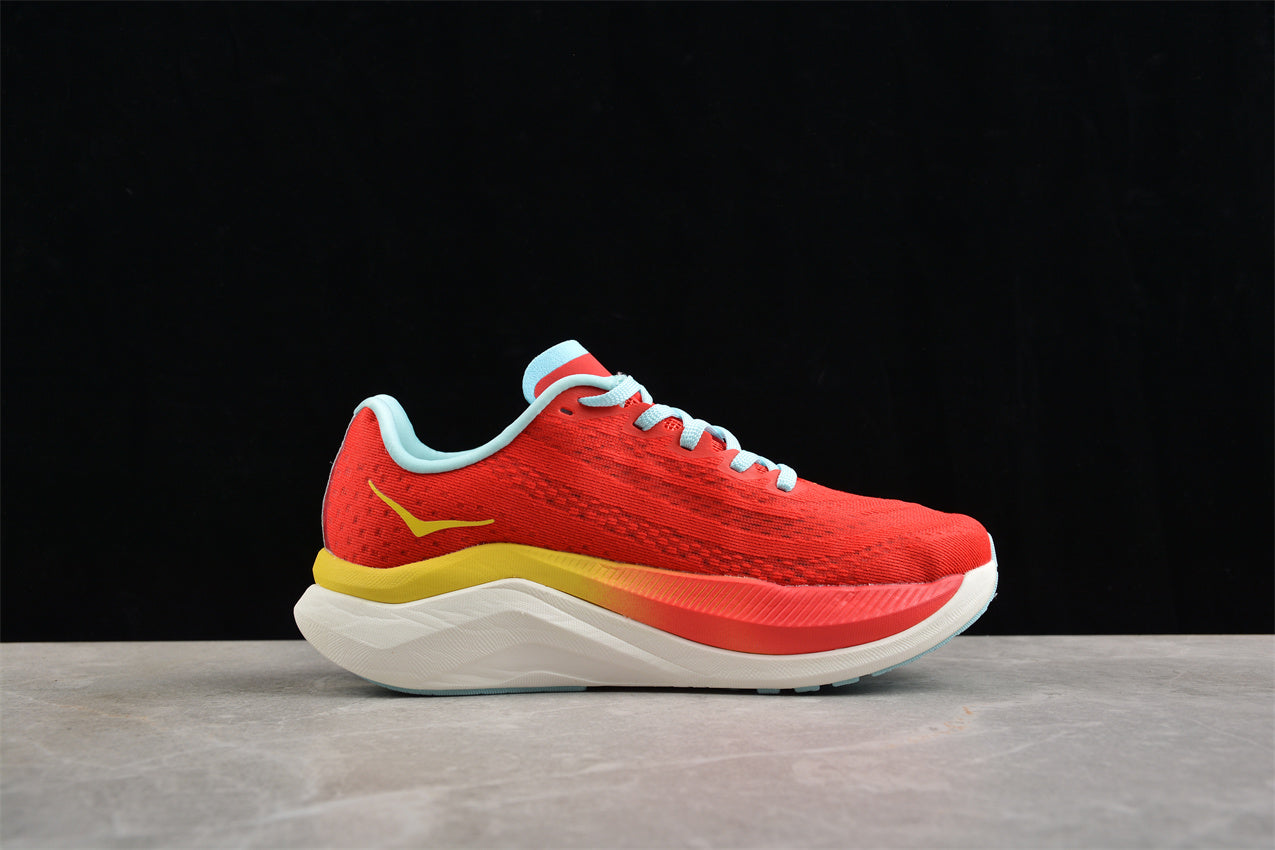 HOKA One One Mach X in Cerise/Cloudless (Women’s)